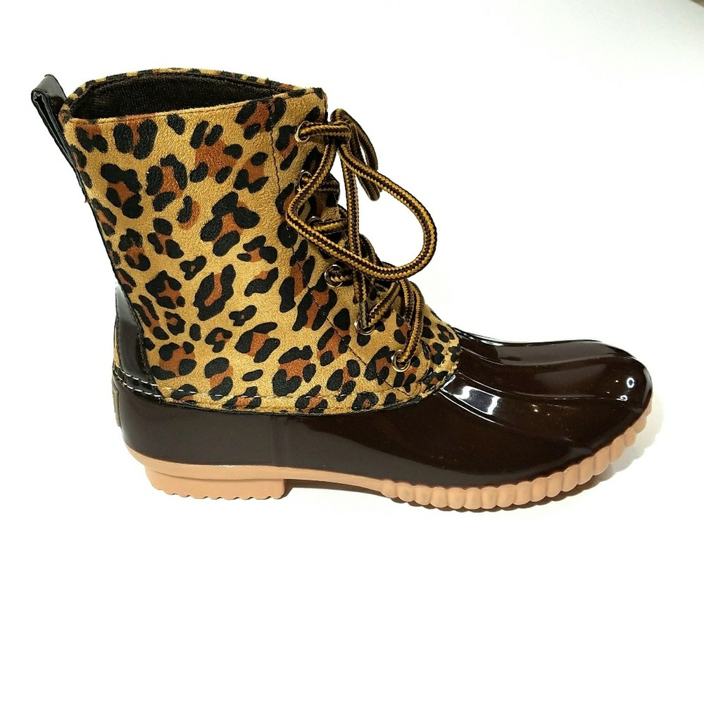 Avanti Rosetta Duck Boots Animal Print - Picture 4 of 4